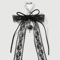 Lace bow charm
