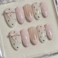 Pink ballerina nails