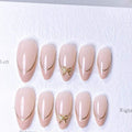 Bow French nails
